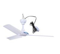 BRABOSTON Ventilatore da Soffitto USB 3Leaves 5V 6W Appeso Tenda Da Campeggio Raffreddamento Efficiente Appendi Dormitorio Ventil