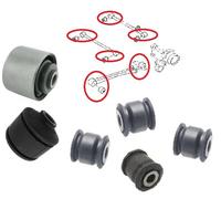 Braccetti Comando Traino Posteriore Link Boccole Boccole per Subaru Forester ...