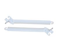 Braccetti per tende da sole coppia in alluminio bracci ringhiera tenda a caduta