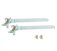 Braccetti per Tende da Sole in Alluminio Coppia Kit con Ganci Vari Colori