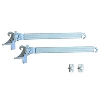 Braccetti per Tende da Sole in Alluminio Coppia Kit con Ganci Vari Colori