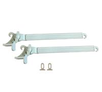 Braccetti per Tende da Sole in Alluminio Coppia Kit con Occhioli Vari Colori