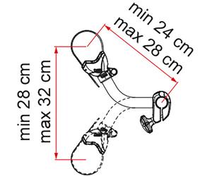 BRACCETTO PER CARRY-BIKE BIKE BLOCK PRO S2 07215A01A