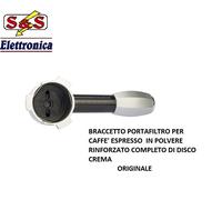 BRACCETTO PORTAFILTRO ORIGINALE SILVER PER MACCHINA DA CAFFE' MOKONA BIALETTI