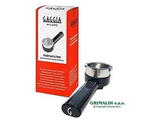 BRACCETTO PORTAFILTRO PRESSURIZZATO NERO + MISURINO MACCHINA CAFFÈ GAGGIA SAECO