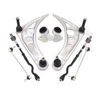 Bracci di controllo anteriori inferiori in 8 pezzi, estremità tiranti e kit di sospensione barra antirollio compatibile con E46 Serie 3 320i 325i 328i 2000-2008