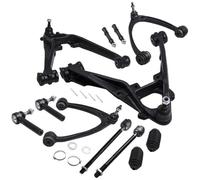 Bracci di controllo inferiori anteriori da 12 pezzi compatibili con GMC Sierra Yukon XL 1500 2007-2013, braccio oscillante, barra di bilanciamento, testa sferica, tiranti dello sterzo