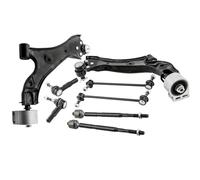 Bracci di controllo inferiori delle sospensioni compatibili con Chevrolet Equinox/GMC 15779960 15779961 Kit boccole braccio oscillante con giunti sferici, tiranti barra stabilizzatrice e tiranti