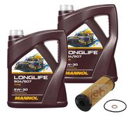 Bracci Sospensione Febi BILSTEIN Filtro Olio 10L mannol Longlife 504/507 5W-30