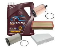 Bracci Sospensione Febi Controllo Set 5L mannol Ceramica 5W-30 per VW Tiguan 2.0