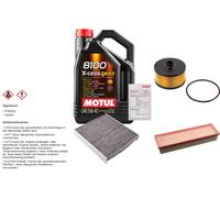 Bracci Sospensione Febi Controllo Set 5L Motul 8100 x-Cess 5W-40 per Dacia