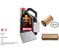 Bracci Sospensione Febi Controllo Set 5L Motul 8100 x-Pulire 0W-30 per Audi A1