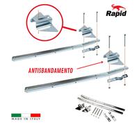 Bracci Stendibiancheria da balcone esterno fisso con piastra antisbandamento