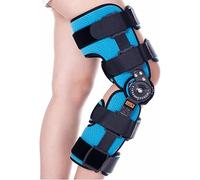 Braccia al Ginocchio incernierato, immobilizzatore di stabilizzazione Regolabile per Il Recupero dell'ortesi del Ginocchio, Agiustabile 0~120 °, Tessuto Comodo Traspirante, per artrite, dolori