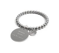 Bracciale 10 Buoni Propositi Donna in Acciaio DA OGGI CHIUDO CON LO STRESS/1