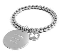 Bracciale 10 Buoni Propositi Donna in Acciaio DA OGGI INSIEME SI VOLA