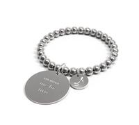 Bracciale 10 Buoni Propositi Donna in Acciaio DA OGGI ME LA TIRO
