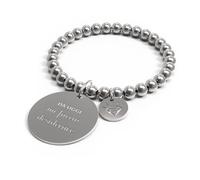 Bracciale 10 Buoni Propositi Donna in Acciaio DA OGGI MI FACCIO DESIDERARE