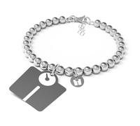 Bracciale 10 Buoni Propositi Donna in Acciaio INIZIO LA DIETA