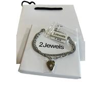 BRACCIALE 2JEWELS UNISEX CIONDOLO rosa dei ventiACCIAIO BRACCIALETTO IDEA REGALO