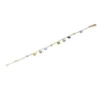 Bracciale 585 Oro Gocce Ametista Topazio Blu Sky & Londonblue Peridoto Citrino