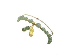 Bracciale a doppia maglia in agata elettropaltata luminosa progettato per fare una dichiarazione nelle moderne collezioni di gioielli da donna (04)