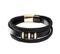 Bracciale "A mio figlio" - Accessorio regalo in tessuto con messaggio in pe | Bracciale To My Son con design in pelle intrecciata, braccialetto regalo Never Walk Alone per uomini mariti ragazzi fidanzati