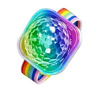 Bracciale A Sfera Da Discoteca - Luce A Palla Da Discoteca | Braccialetto Ricaricabile Luce Stroboscopica | Sound USB Attivato Scena LED Light Watch | Braccialetto Di D'atmosfera Accordate Per