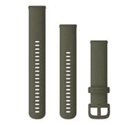 Garmin Quick Release 20 Mm Silicone Strap Verde Green / Silver