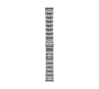 Bracciale a tre maglie in acciaio inossidabile grigio fumo da 22 mm