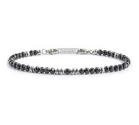 Bracciale agata nera ed ematite