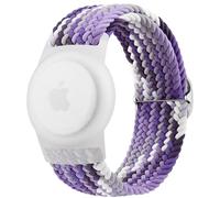 Bracciale Airtag per Apple per Bambini, Cinturino Elastico Braccialetto AirTag 2nd Gen (2026) & 1st Gen, Aggiornamento Nylon Regolabile Cinturini Regolabile Anti-Perdita Loop per Bambini Anziani