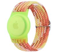 Bracciale Airtag per Apple per Bambini, Cinturino Elastico Braccialetto AirTag 2nd Gen (2026) & 1st Gen, Aggiornamento Nylon Regolabile Cinturini Regolabile Anti-Perdita Loop per Bambini Anziani