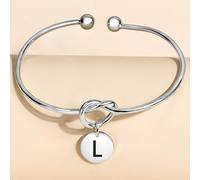 Bracciale Alfabeto - L / Argento