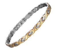 Bracciale alla Caviglia Magnetica Caviglia bracciali Sollievo dal Dolore delle Donne per l'artrite con Elementi sani 5 in 1 (Cinturino/Braccialetto Grande (24 cm)