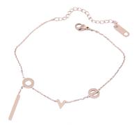 Bracciale alla caviglia Prea - Oro / Rosa
