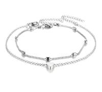 Bracciale alla caviglia SI-36650 Love - Argento