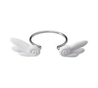 Bracciale alla moda gotico con ala d'angelo con design spesso, adatto per abiti a strati e abiti esagerati