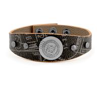 Bracciale ALV By Alviero Martini ALV0027 Pelle Nero Marrone Uomo Donna Unisex