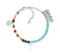 Bracciale Amen Donna Argento 925 Perle - Vita Maria e Christi BRVIMA BRVIGE