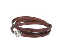 Bracciale Amen Pelle Uomo Donna Preghiera Padre Nostro Ave Maria Religioso