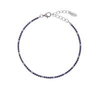 Bracciale Amen Tennis Mania in Argento 925 con Zirconi Blu e Bianchi