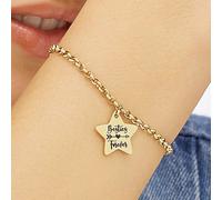 Bracciale Amicizia Acciaio Stella Dorato Sagapo Regalo Compleanno Amica SBY033