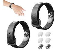 Bracciale antiemetico per crociere, braccialetti per vertigini in auto e nausea in crociera, braccialetti regolabili per vacanze, aereo, avventure, viaggi su strada, autobus, esercizi, da donna