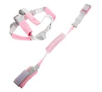 Bracciale Antismarrimento per Ragazzo Ragazza Cordino a Molla Rosa | Uso Mani Libere, Supervisione AI Polsi dei Genitori e Passeggini, Strade e Parchi Divertimento