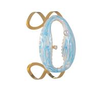 Bracciale aperto a tema mare con conchiglie di stella marina dettagli elegante in acciaio inox accessorio alla moda per l'uso quotidiano ispirato conchiglia, Misura unica, come descritto