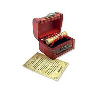 Bracciale arana's con filo rosso del destino e pietra giada in un forziere - Uomo e donna - Argento sterling - Regali originali per San Valentino, coppie, fidanzato, compleanno, anniversario