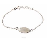 bracciale argento 925 piastra targa ancora timone ala di angelo donna bambino