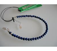 bracciale autentico lapislazzuli blu unisex argento 925 lapis lazuli bracelet