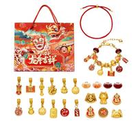 Bracciale 'Avvento, braccialetto con ciondoli 'Avvento Kit per la creazione | Kit per realizzare braccialetti con ciondoli per cal